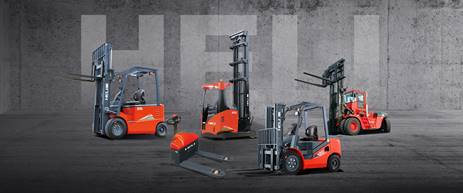 Three Heli Forklifts