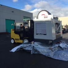 15,000lb capacity forklift with a Full Cab  