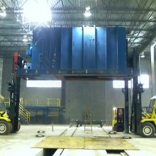 Moving a 48,000 lb industrial Oven